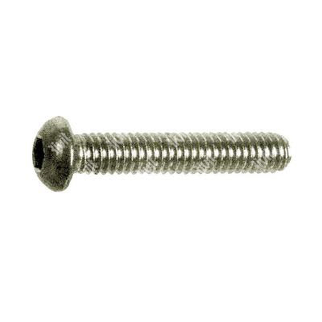Hex socket button head cap screw ISO 7380 stainless steel 304 M4x6