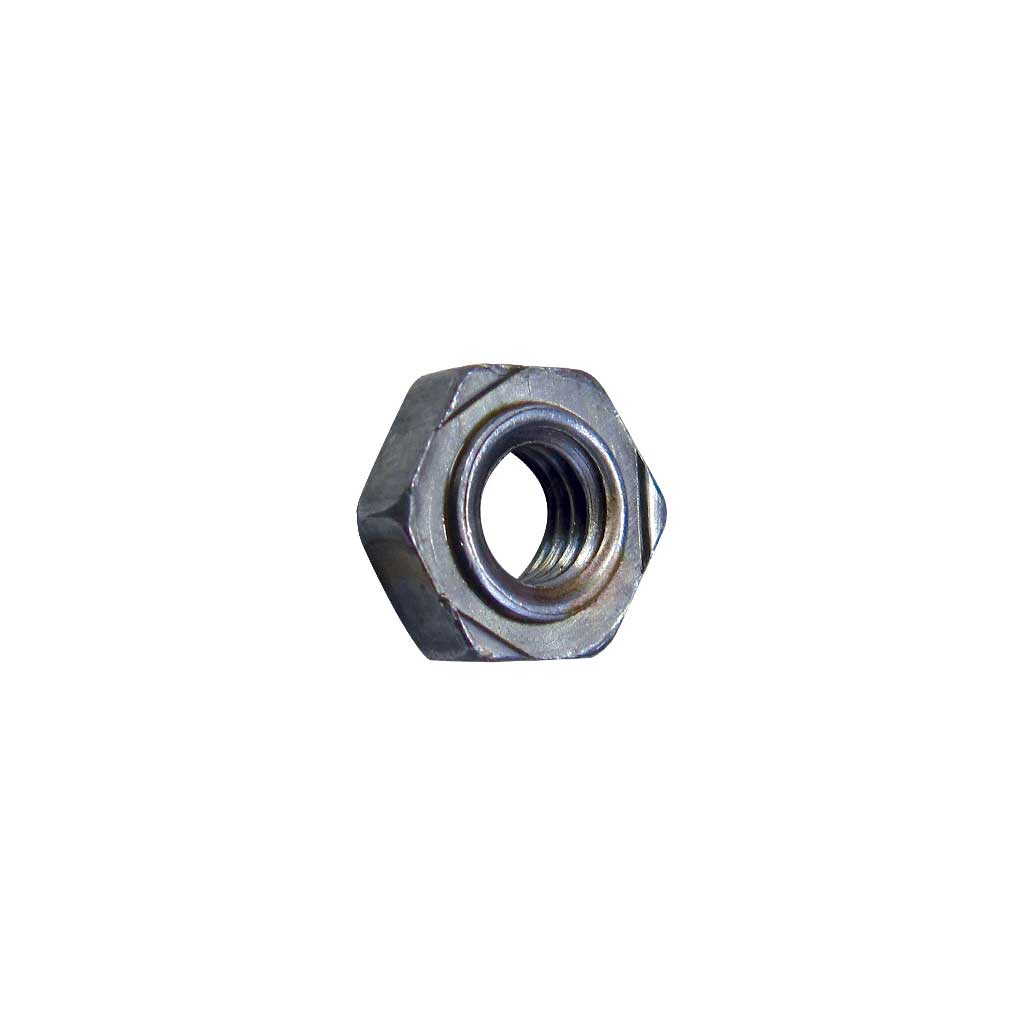 Hexagon weld nut DIN 929 Cl.8 - plain steel M6