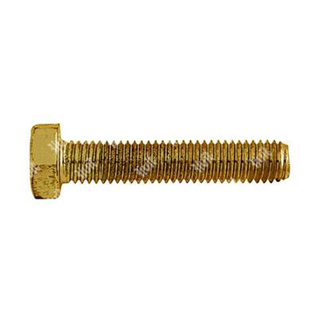 Hex cap screw UNI 5739/DIN 933 brass M6x10