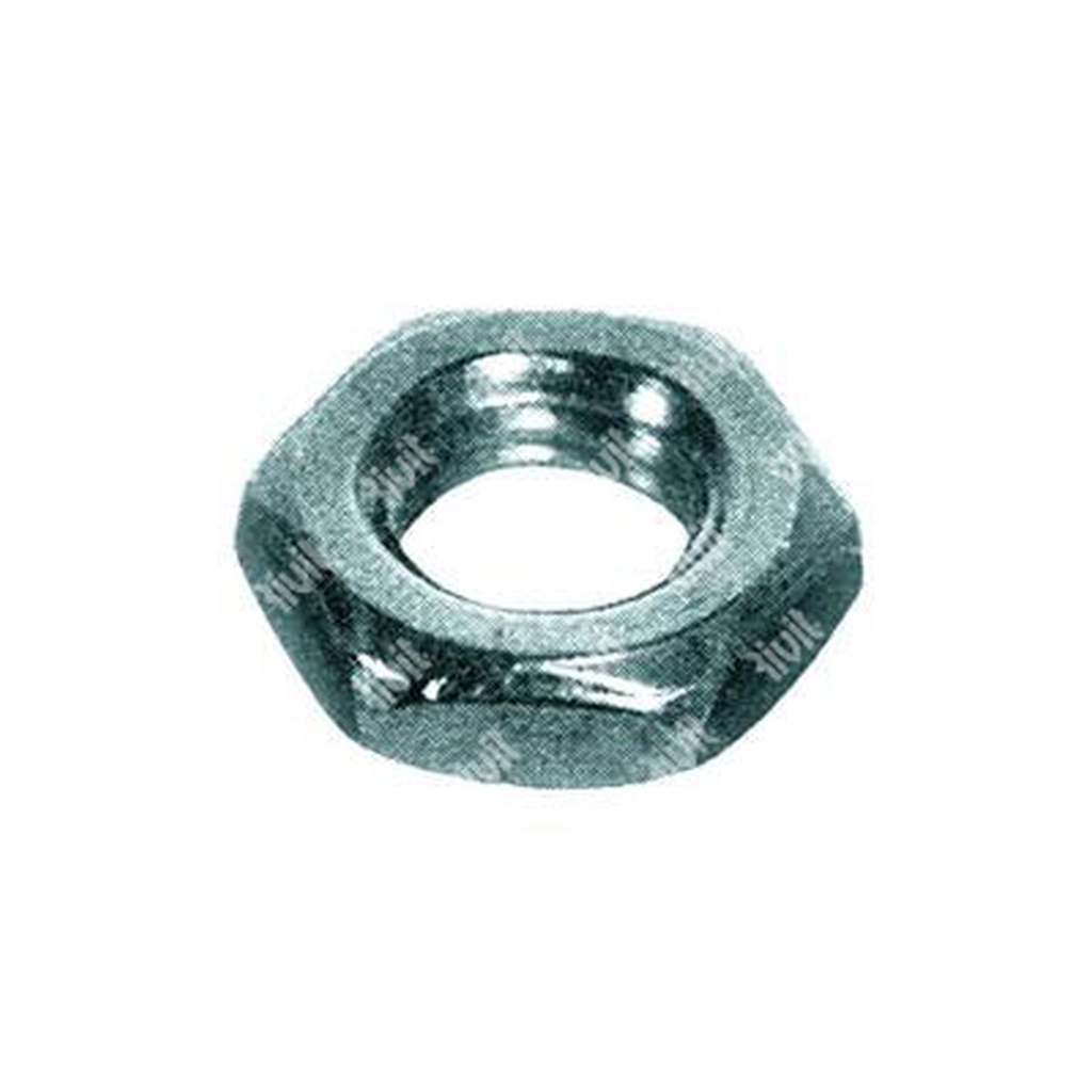 Hexagon nut UNI 5588/DIN 934 cl.10 - dehydrogenated white zinc plated steel M18