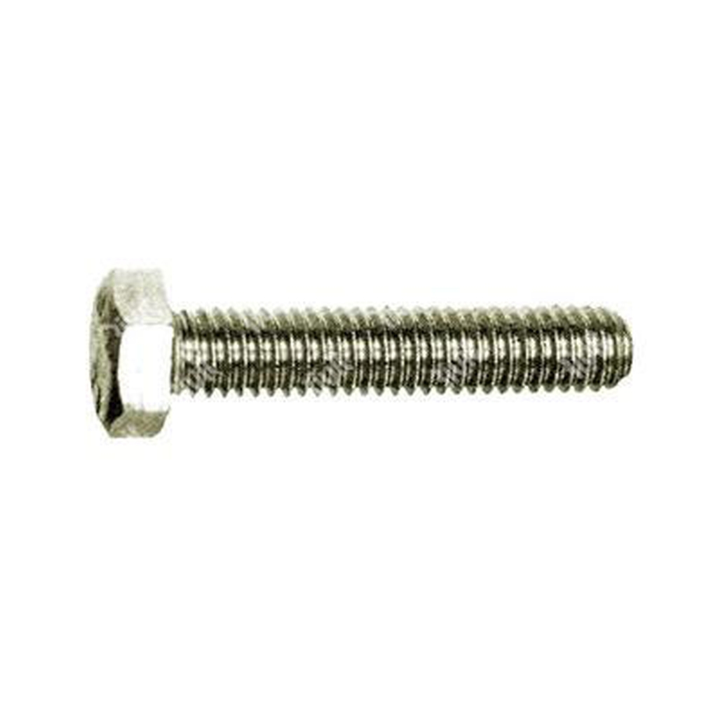 Hex head screw UNI 5739/DIN 933 A2 - stainless steel AISI304 M3x20