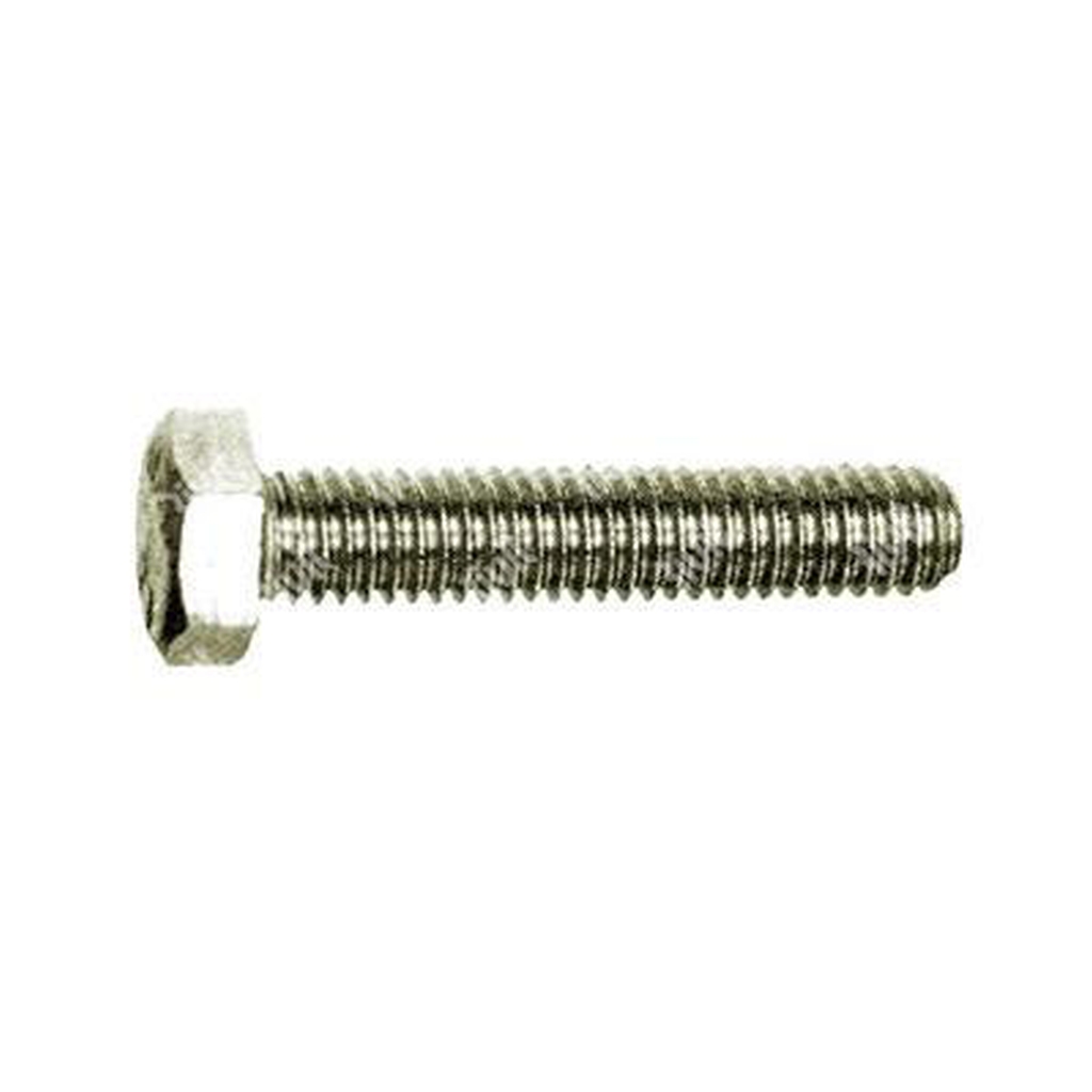 Hex head screw UNI 5739/DIN 933 A2 - stainless steel AISI304 M4x25