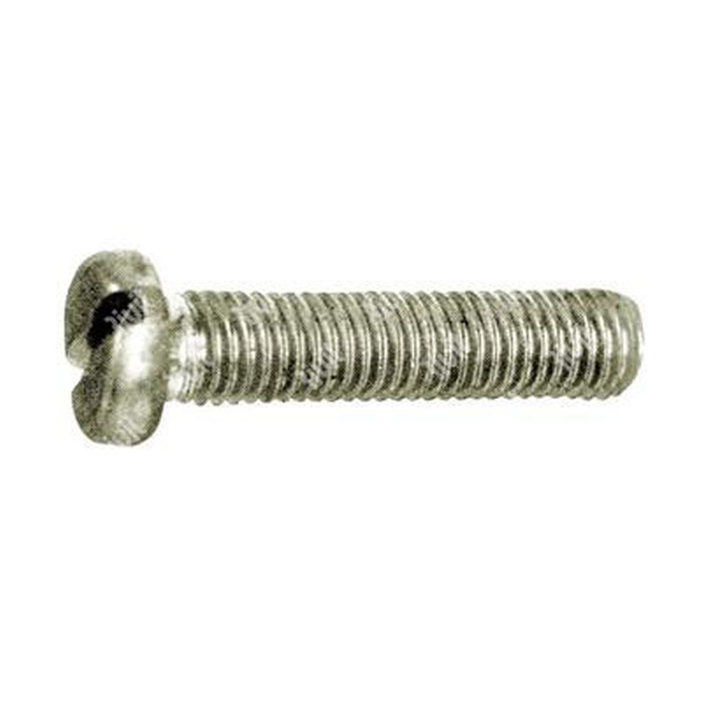 Slotted cheese head screw UNI 6107/DIN 84A A2 - stainless steel AISI304 M2x20
