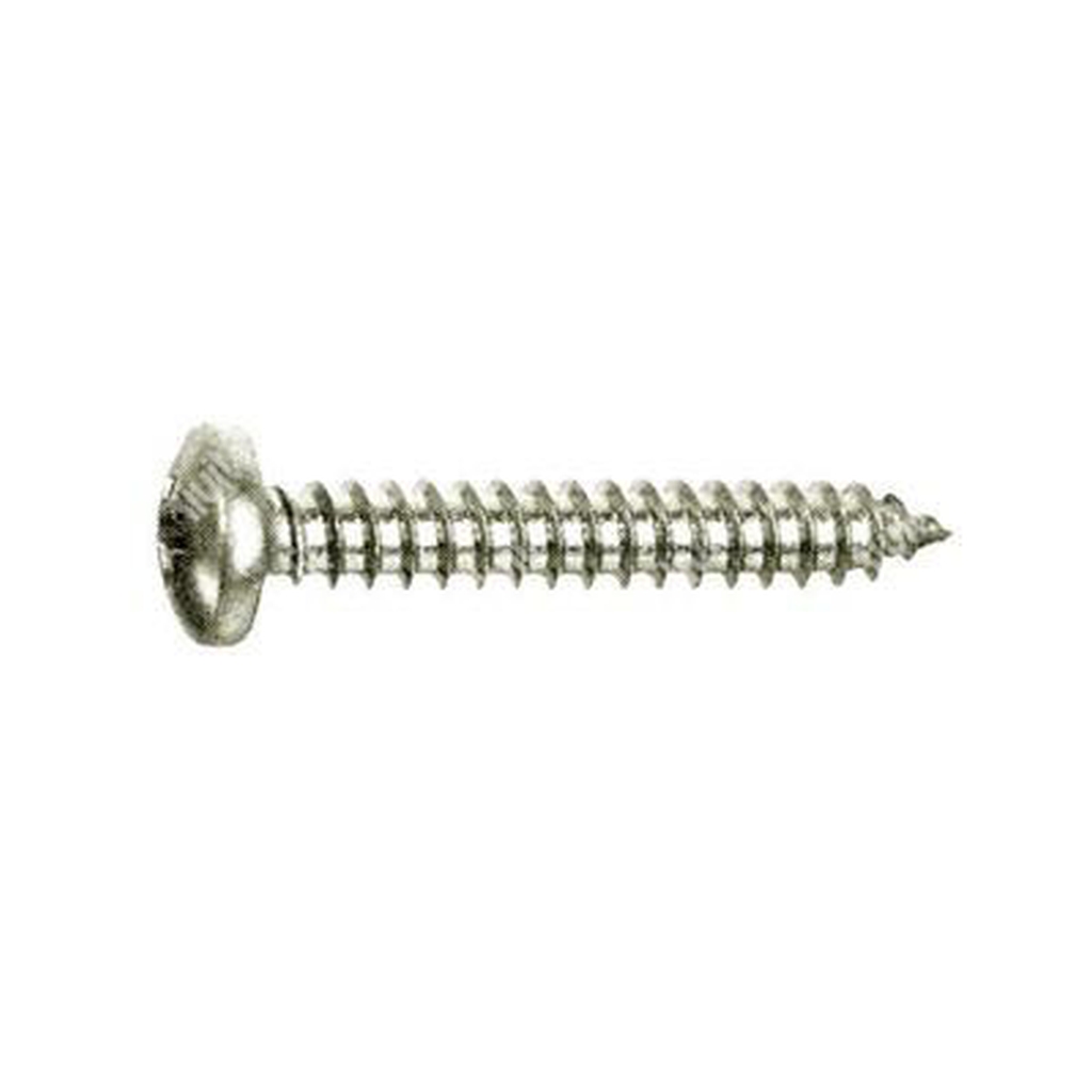 Phillips cross pan head tapping screw UNI 6954/DIN 7981 stainless steel 304 2,2x4,5