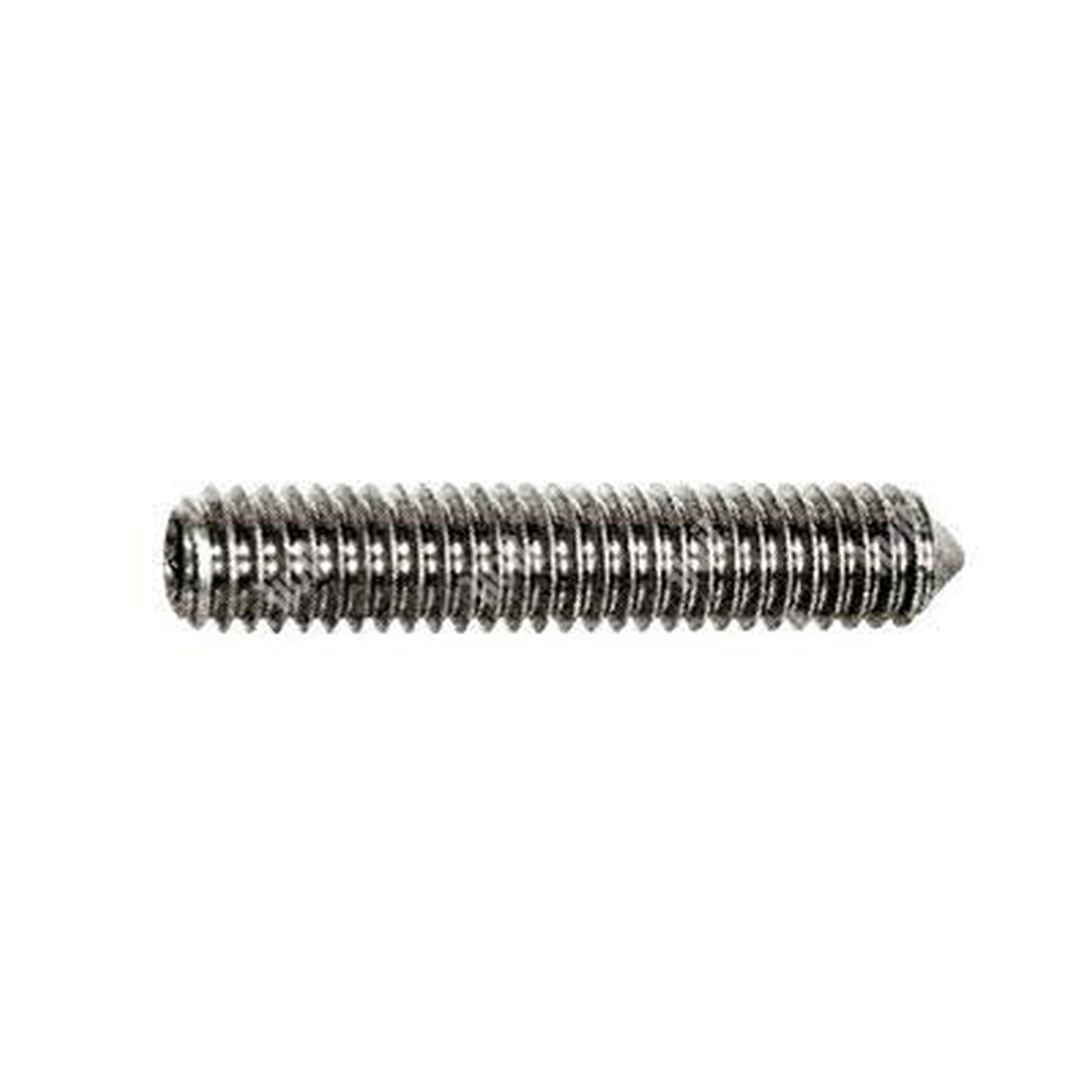 Socket set screw with cone point UNI 5927/DIN 914 stainless steel 304 M6x20
