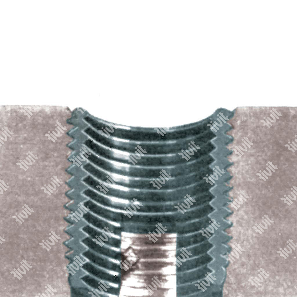 RSCT-Bussola autofil.in AcciaioZin(x pressofuso) de.8,0x1,0 c/intagli sul corpo M5x0,8 - h.10