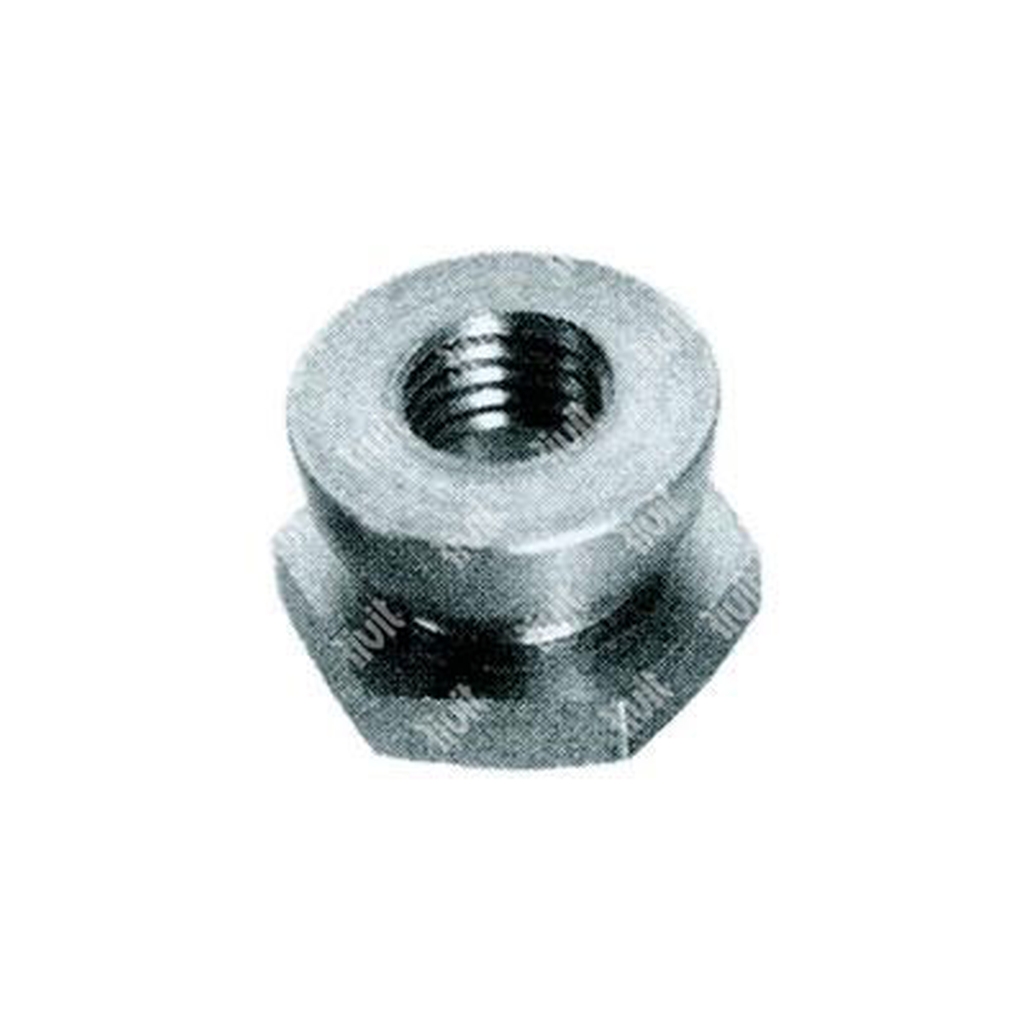 DTF-Shear nut anti tamper self-breaking sw 19 cl.8 - steel white zinc plated M10