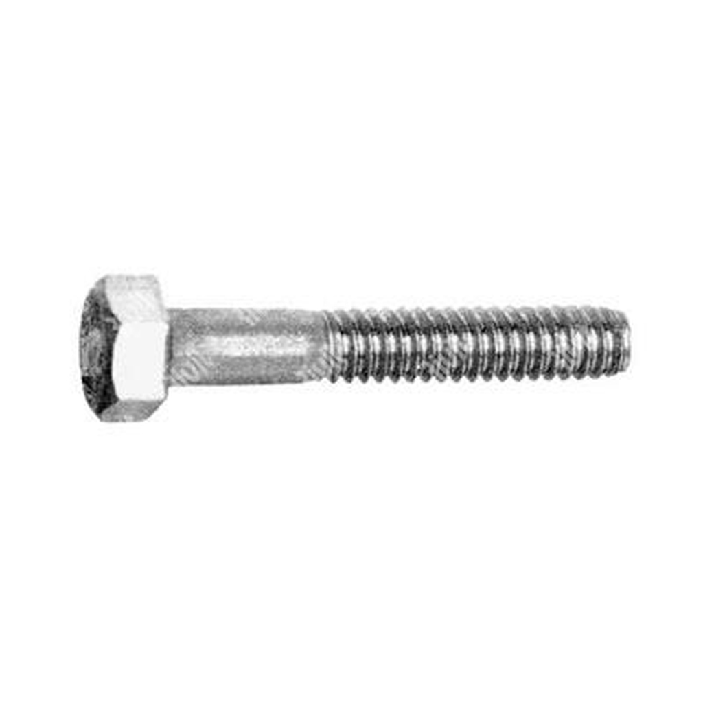 Hex head bolt UNI 5737/DIN 931 8.8 - plain steel M6x80