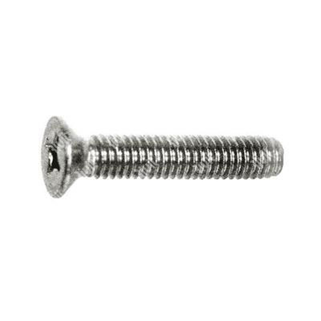 Phillips cross flat head screw UNI 7688/DIN 965 4.8 - plain steel M4x40