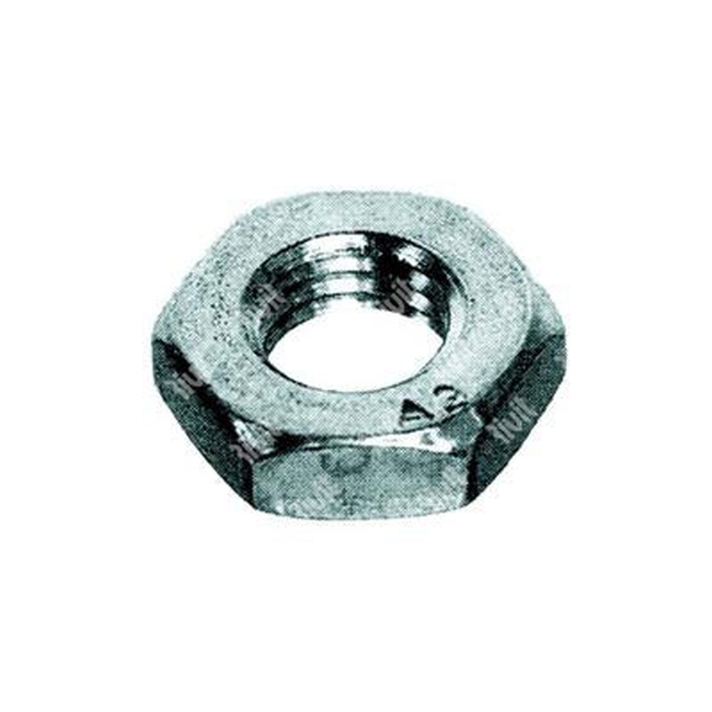 Hexagon nut UNI 5589/DIN 936 cl.8 - white zinc plated steel M8