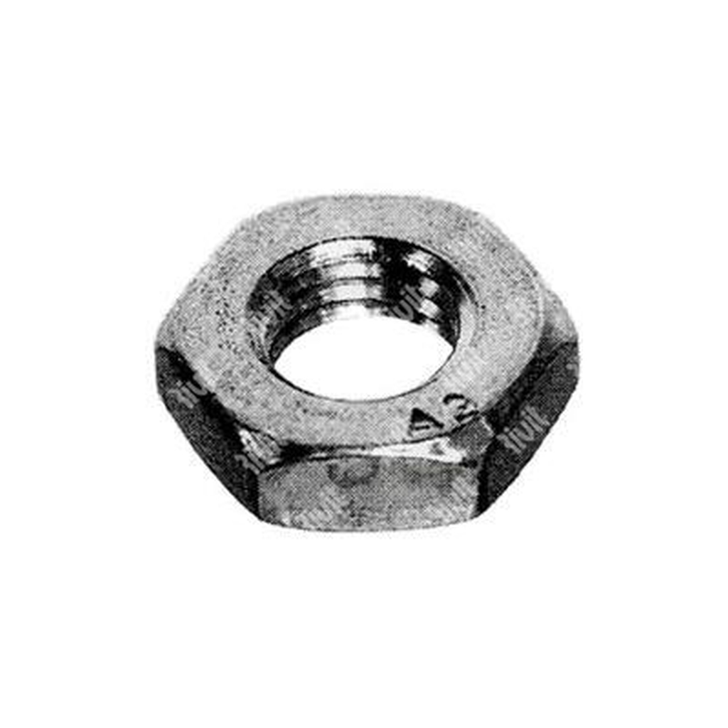 Hexagon nut UNI 5589/DIN 936 cl.8 - plain steel M10
