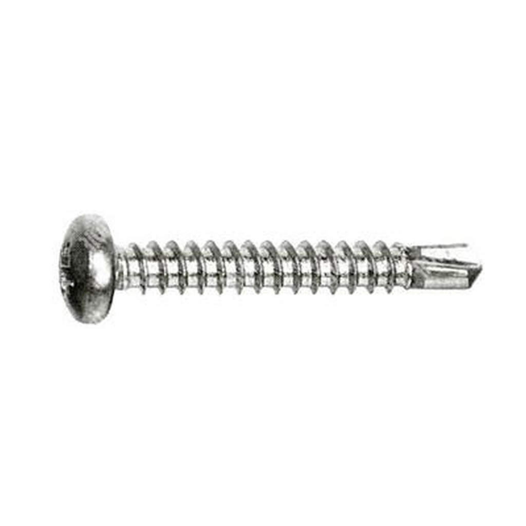 Pan head self drilling screw UNI8118/DIN7504N stainless steel 304 3,9x19