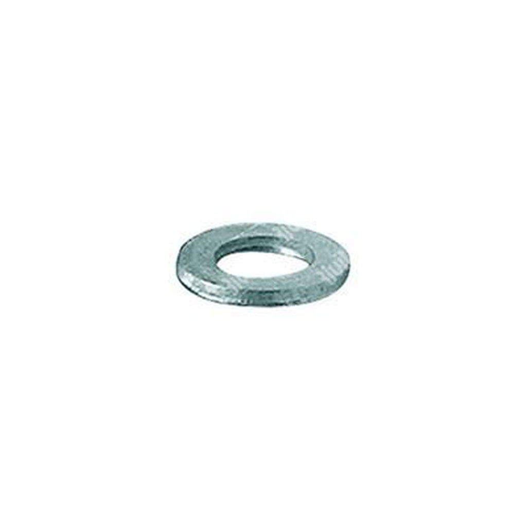 Flat washer UNI 6592/DIN 433 for c.h.s. HV100 - white zinc plated steel d.4