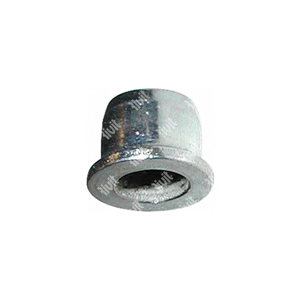 RIVLOCK-Flanged collar Aluminiun for d.8,0 RLACF 10xd8