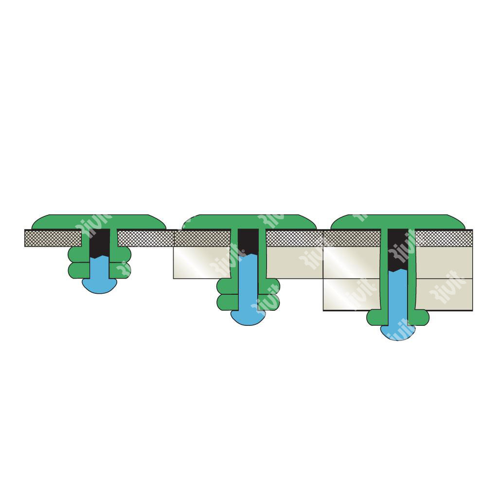 MULTIGRIPRIV16-Alu/Inox rivet es1,6-6,4 4,8x10,3 TL16