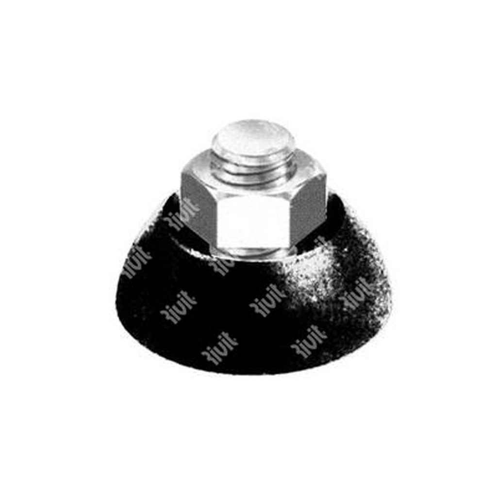 Cover nut cap PP Black - Base M8 - BASE