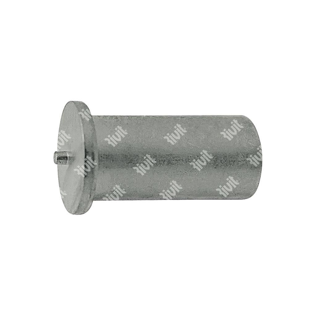 BFX-Welding threaded bush Stainless steel M5xh12xde7,1