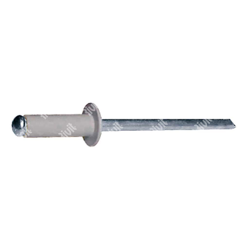 AFTGREY-BOXRIV-Blind rivet Alu ROOFGREY/Steel DH ( 50pcs) 4,0x9,0