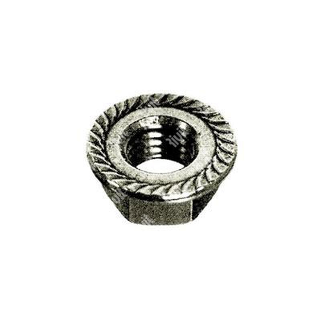 Hex serrated flange nut DIN 6923 Stainless steel 316 M8