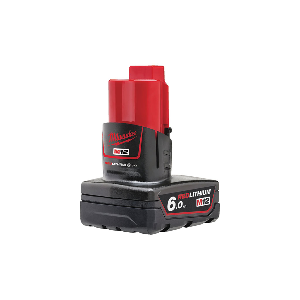 MILWAUKEE-M12 B6 -Batteria 12V Li-ion 6.0Ah M12 B6