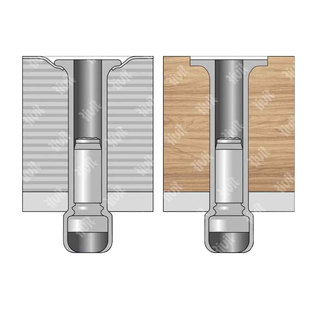 FLOORIV-Riv.Steel/Steel LH17 ss19,0-35,0 white zinc plated 8,0x54 R10-20