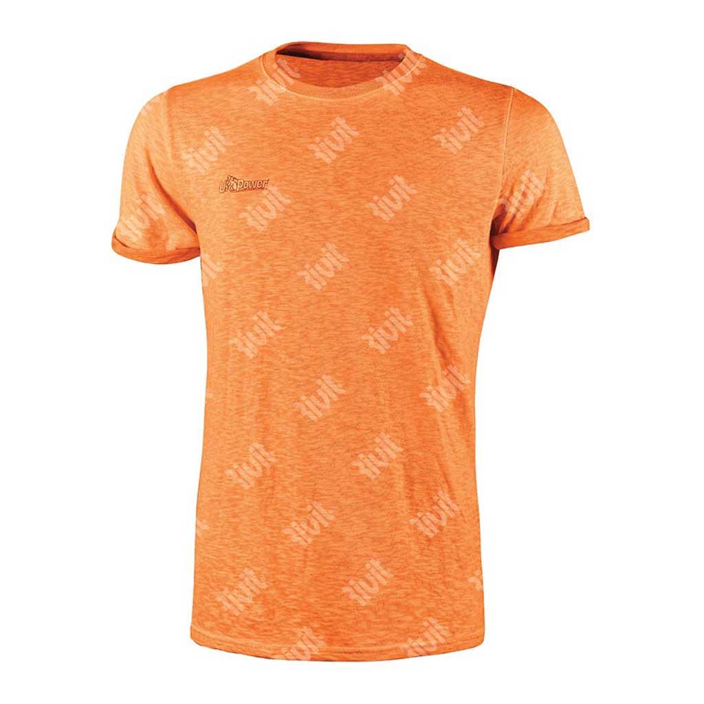 UPOWER-T-Shirt FLUO Orange  manica corta Tg.3XL