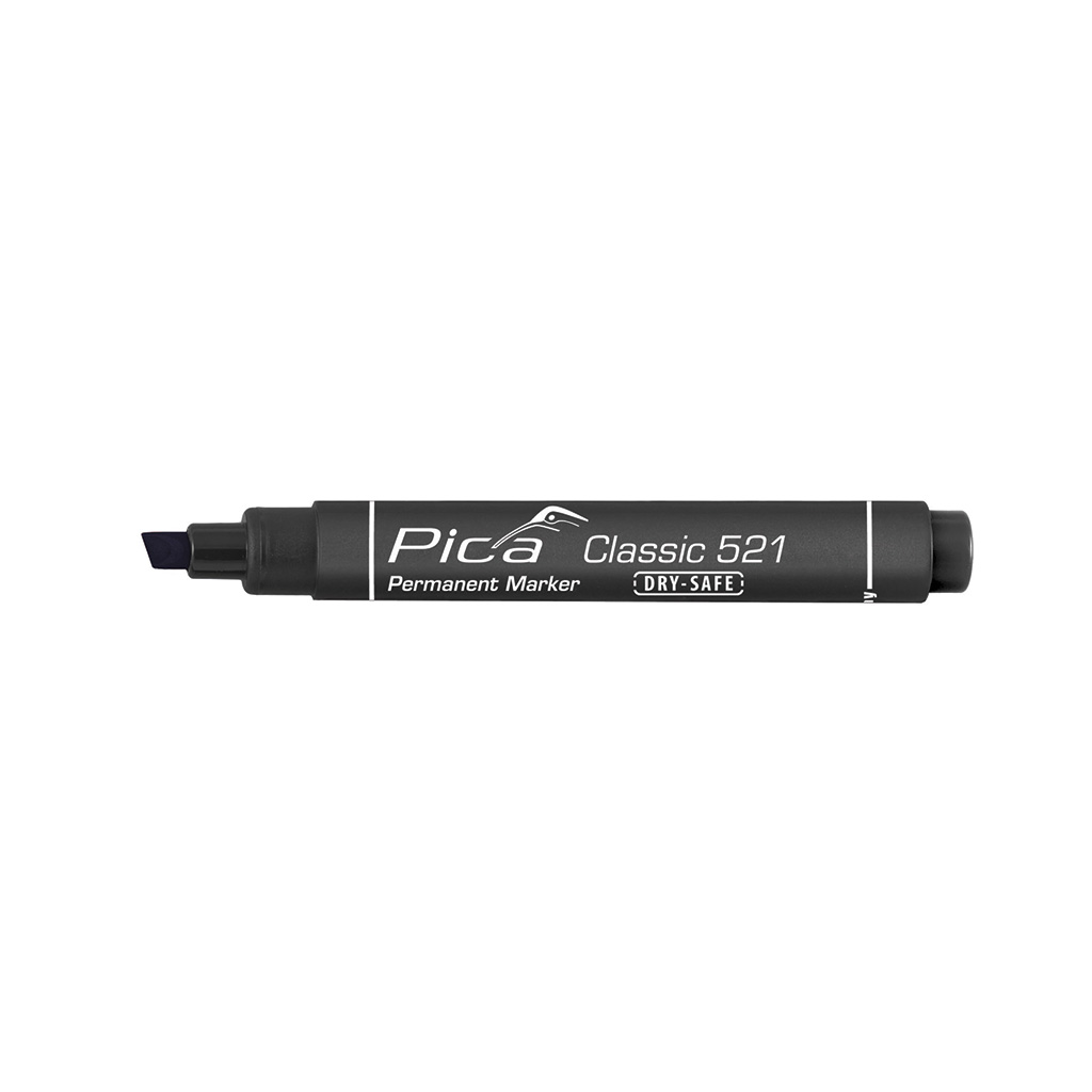 PICA-Permanent Marker w/chisel tip Black