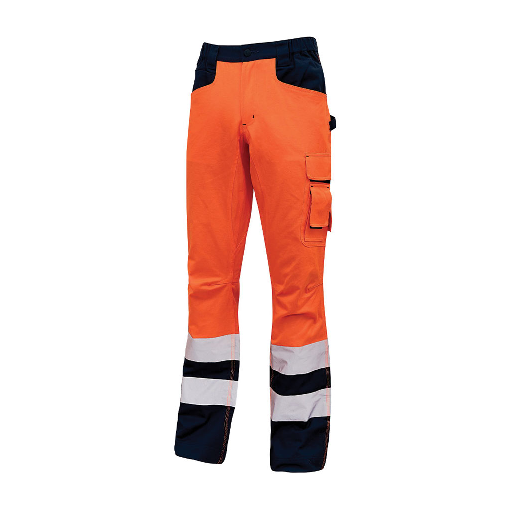 UPOWER-Pantalone LIGHT arancio fluo Tg.XL
