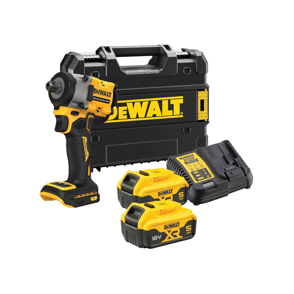 DEWALT-Avvitatore18V ad impulsi 4 velocità XR 1/2" DETENT PIN-BRUSHLESS DCF922P2T-QW