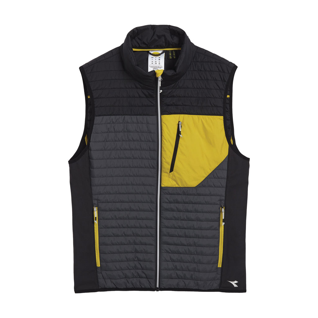 DIADORA-Gilet ligth color block Nero Tg.XXXL