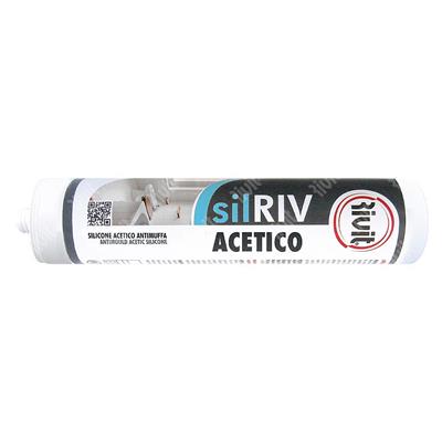 SILRIV-Acetic Silicone White 280ml Art.111