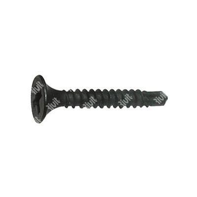 Bugle head Ph+ drywall screw drilling tip C15 - phostated steel 3,5x25