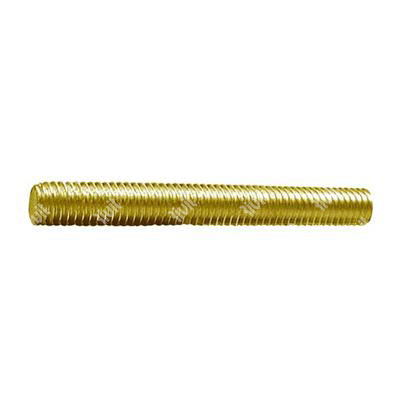 Threaded rod DIN 975 1m brass M4