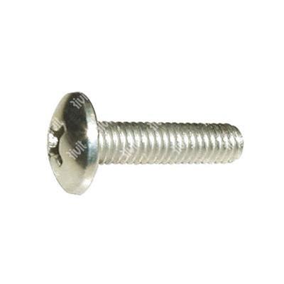 Phillips cross d.12,0x3,3 truss head screw A2 - stainless steel AISI304 M6x20