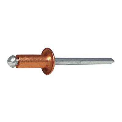 RFT-Blind rivet Copper/Steel DH 3,4x12,0