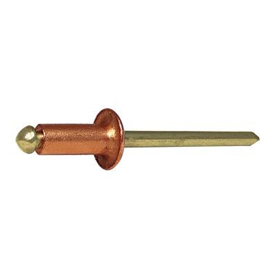 ROT-Blind rivet Copper/Brass DH 3,4x9,0