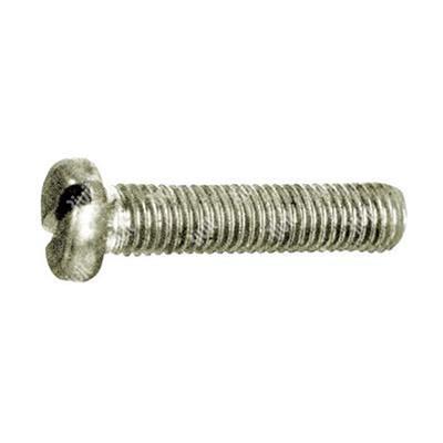 Slotted cheese head screw UNI 6107/DIN 84A A2 - stainless steel AISI304 M2x25
