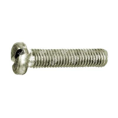 Slotted cheese head screw UNI 6107/DIN 84A A2 - stainless steel AISI304 M2,5x6