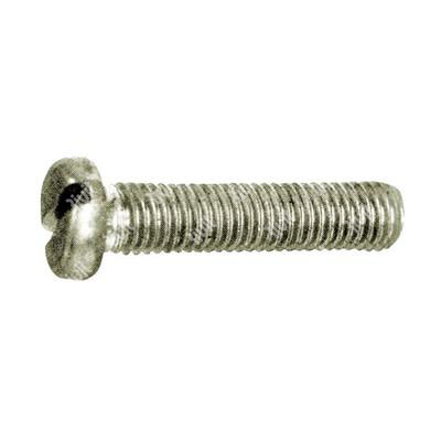 Slotted cheese head screw UNI 6107/DIN 84A A2 - stainless steel AISI304 M8x30