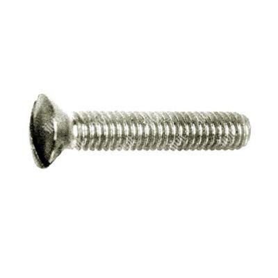 Slotted oval head screw UNI 6110/DIN 964A A2 - stainless steel AISI304 M4x10
