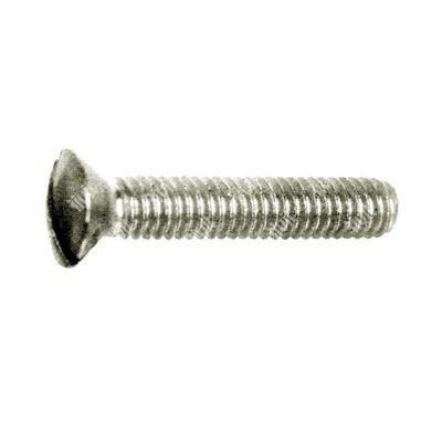 Slotted oval head screw UNI 6110/DIN 964A A2 - stainless steel AISI304 M5x16