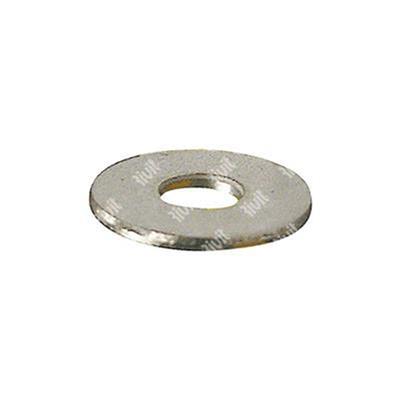 Flat washer UNI 6593/DIN 9021 Stainless steel 304 8x32x2