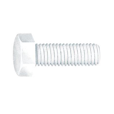 Hex cap screws UNI 5739/DIN 933 Nylon 6.6 natural M6x20