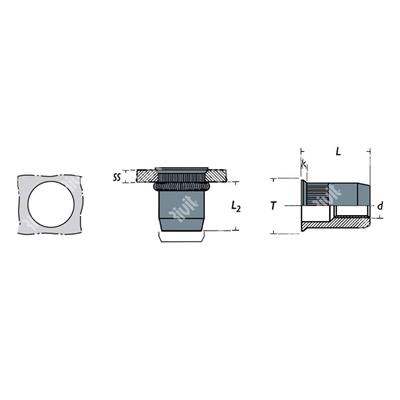 FRC-Z-BOXRIV-Rivsert Fe f.11,0 ss0,5-3,0 (20pz) Zigr. M8/030