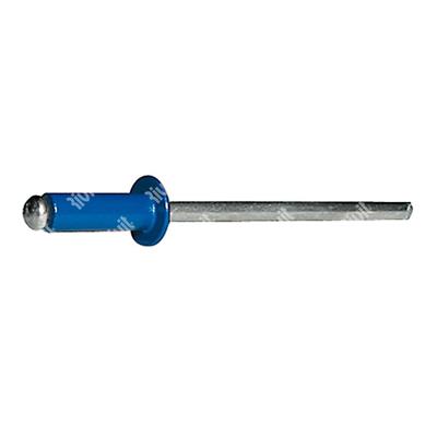 AFT5010-Blind rivet Alu RAL5010/Steel DH 4,8x12,0