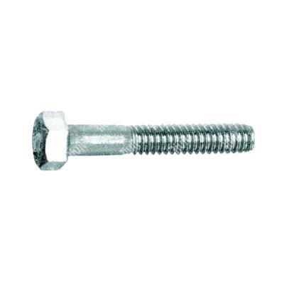 Hex head screw UNI 5737/DIN 931 8.8 - white zinc plated steel M10x190