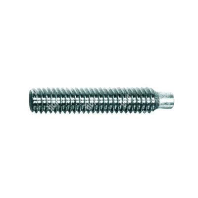 Socket set screw UNI 5925/DIN 915 dog point 45H - white zinc plated steel M8x20