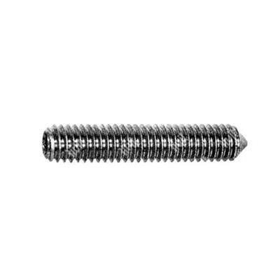 Socket set screw UNI 5927/DIN 914 cone point 45H - plain steel M3x4