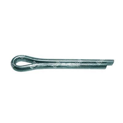 Split pin UNI 1336A/DIN 94A white zinc plated steel 6,3x60