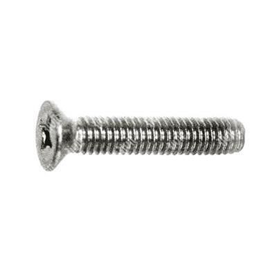 Phillips cross flat head screw UNI 7688/DIN 965 4.8 - plain steel M4x16